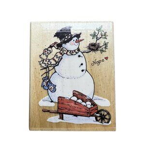 Uptown Snowmen HOPE Sandi Gore Evan’s,Suzanne Cruise H25041 3‎ 1/2 X 2 1/2”